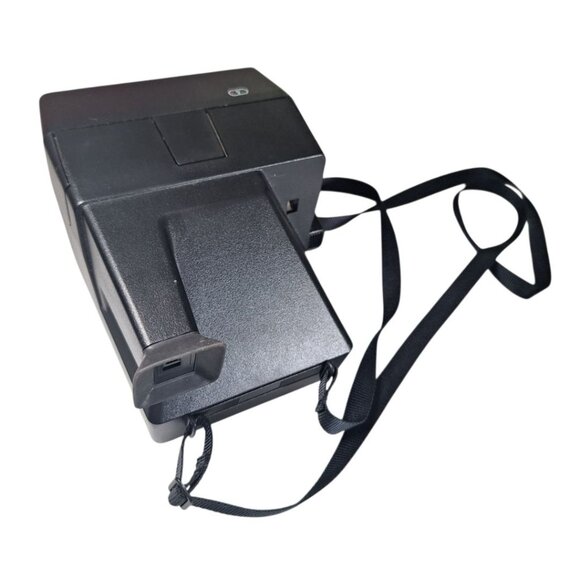 Polaroid Sun600 LMS Camera Vintage Pop Up Neck Strap Black USA Made Photography - Picture 9 of 11